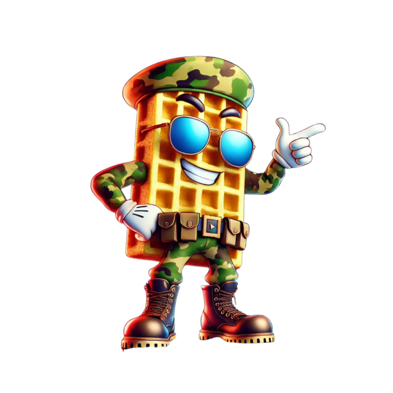 Waffle army soldier